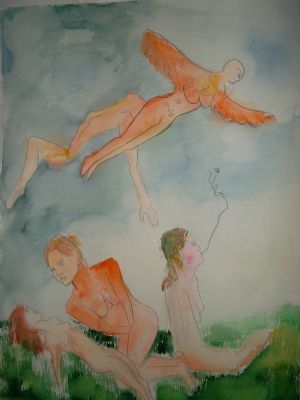 Flyvende engel